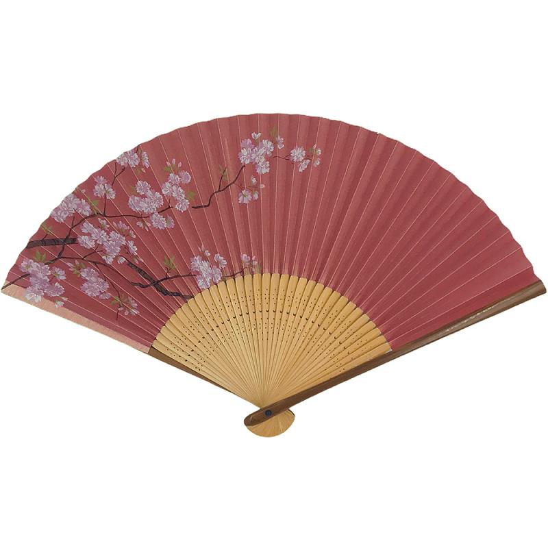 ぼたん桜　[婦人扇子]