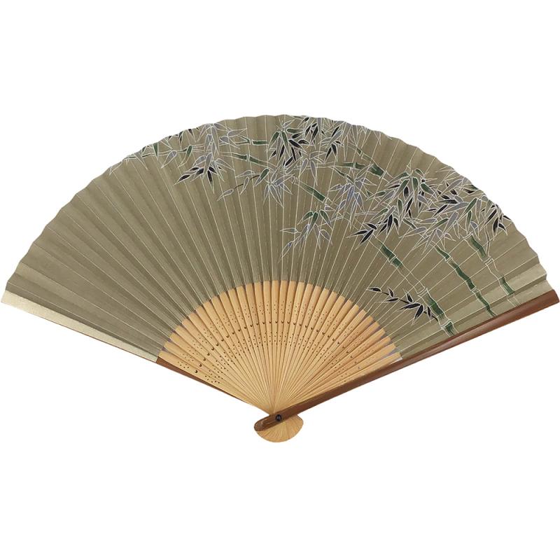 竹/ベージュゴールド　「紳士扇子」
