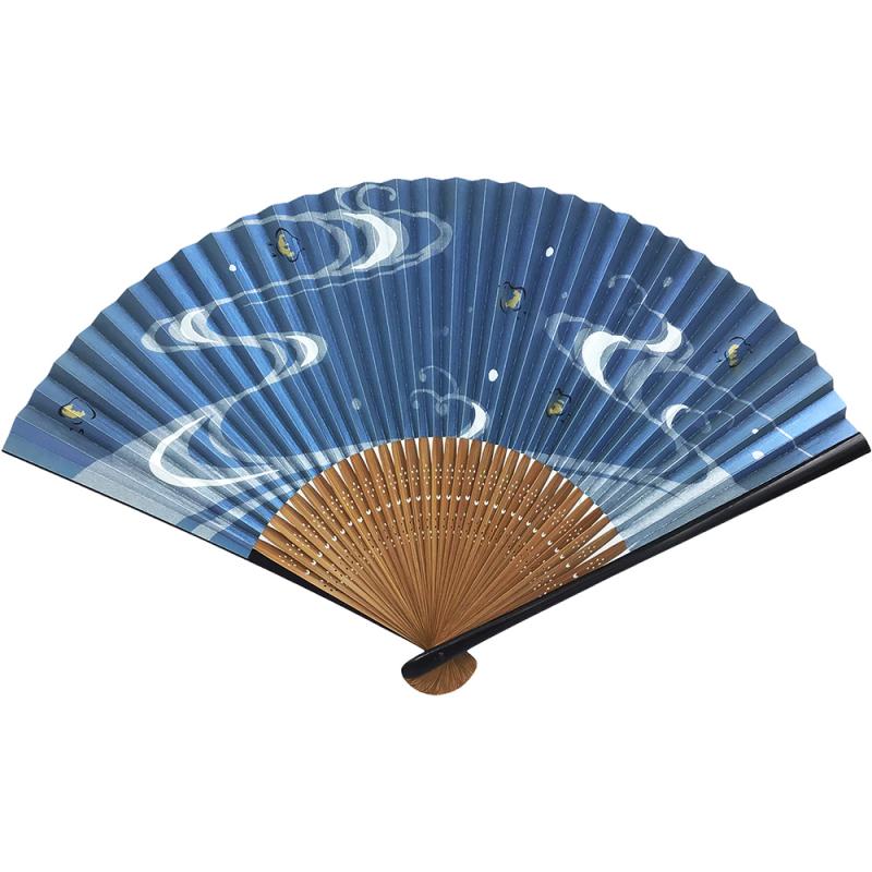 波千鳥　[紳士扇子]