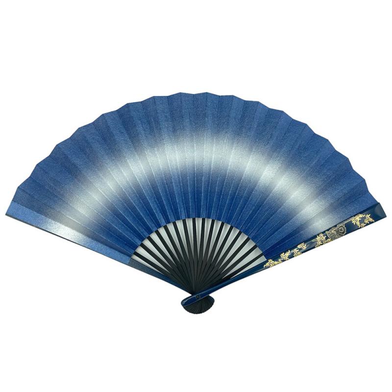 金彩十二支　申(さる)「紳士扇子」