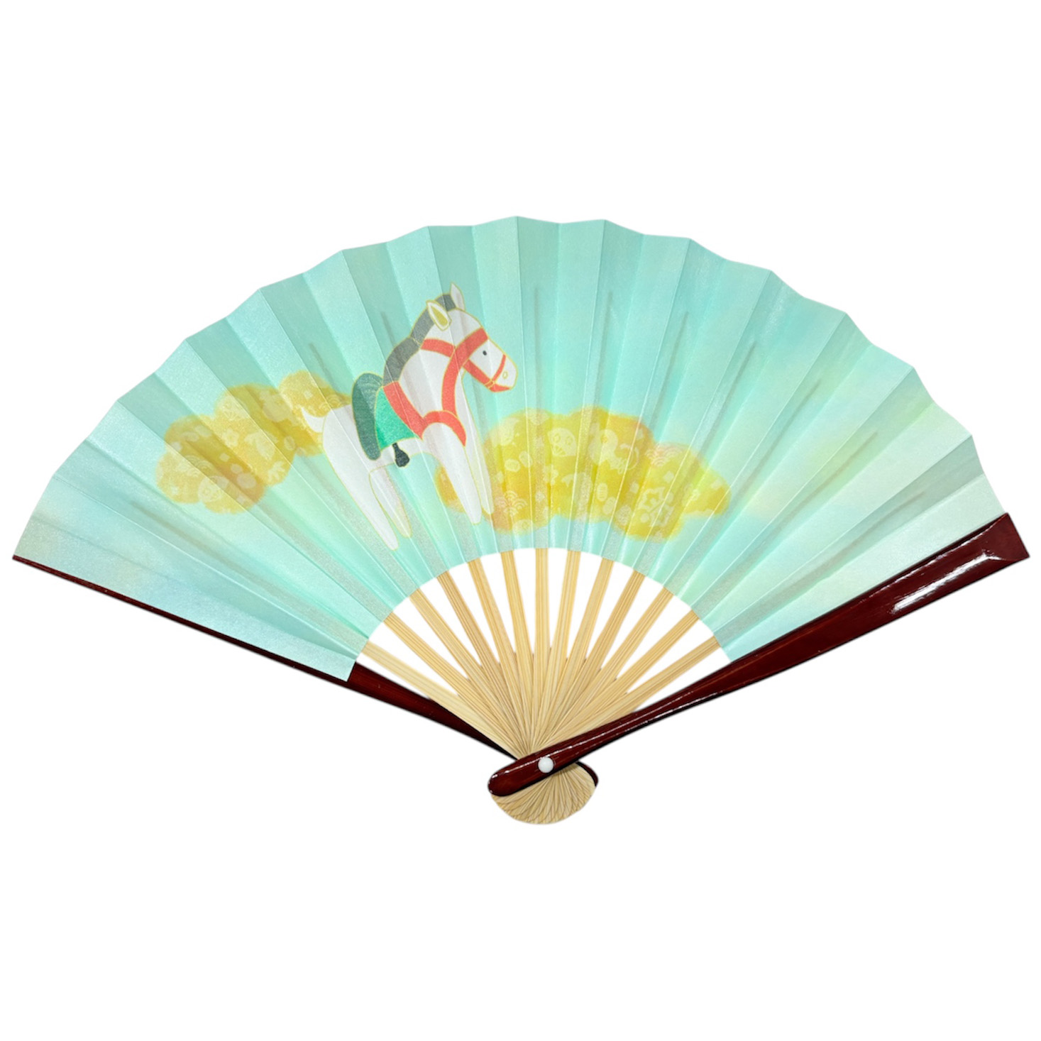 【5寸 干支扇子-午】白午