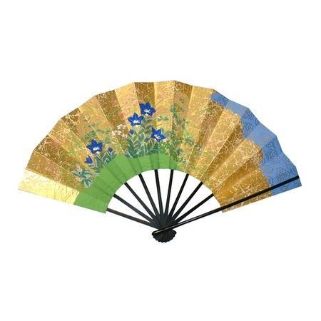 九寸　金もみ地　秋草