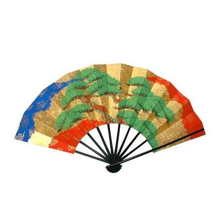九寸　金もみ地　松