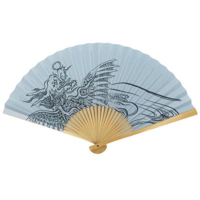 漆喰扇子　飛龍　7寸5分